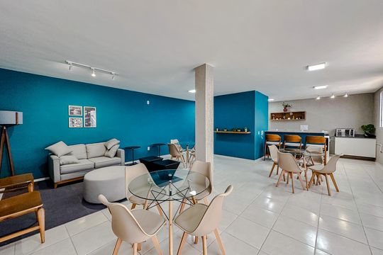 Área comum de apartamento para alugar com 2 quartos, 35m² em Ipiranga, São Paulo