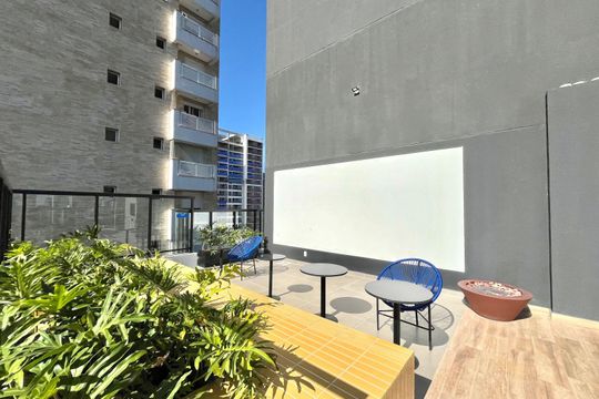 Área comum de kitnet/studio para alugar com 1 quarto, 20m² em Vila Clementino, São Paulo