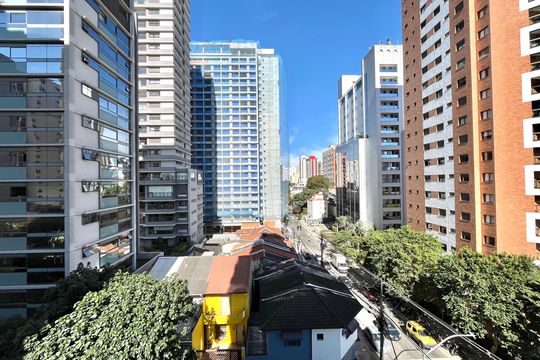 Vista da Varanda  de kitnet/studio para alugar com 1 quarto, 20m² em Vila Clementino, São Paulo