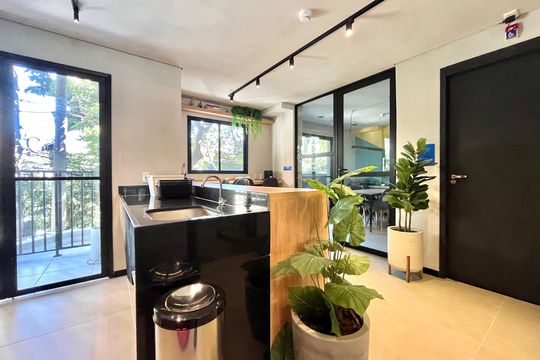 Área comum - Lavanderia de kitnet/studio para alugar com 1 quarto, 20m² em Vila Clementino, São Paulo