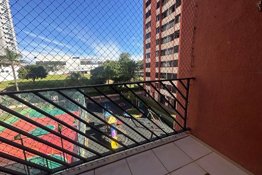Varanda da Sala de apartamento para alugar com 2 quartos, 80m² em Tamboré, Barueri