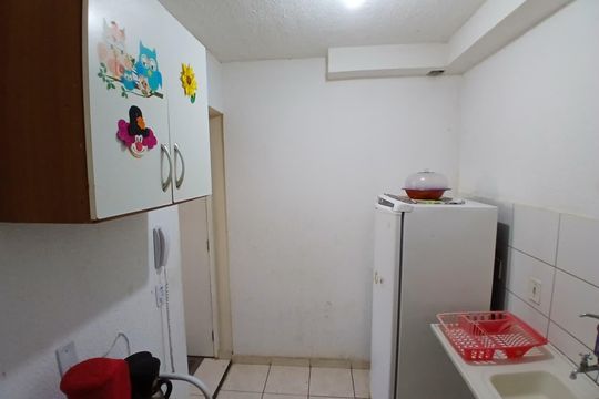 Cozinha de apartamento para alugar com 2 quartos, 47m² em Marapicu, Nova Iguaçu