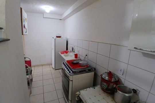Cozinha de apartamento para alugar com 2 quartos, 47m² em Marapicu, Nova Iguaçu