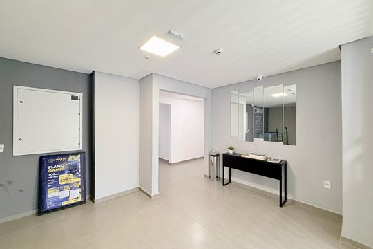 Hall Social Bloco de apartamento para alugar com 2 quartos, 35m² em Santo Amaro, São Paulo