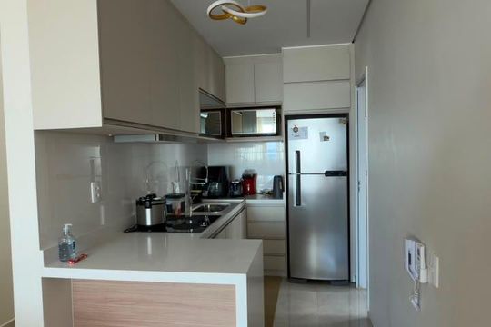Cozinha de apartamento para alugar com 3 quartos, 68m² em Palmeiras, Belo Horizonte