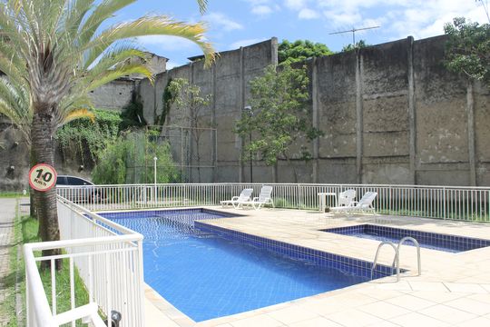 Área comum - Piscina de apartamento para alugar com 2 quartos, 46m² em Nova Cidade, São Gonçalo