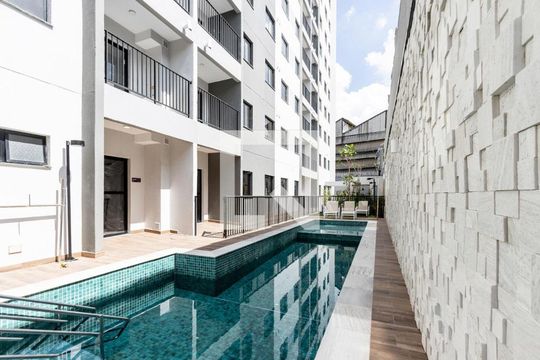 Área comum - Piscina de apartamento para alugar com 2 quartos, 42m² em Lapa de Baixo, São Paulo