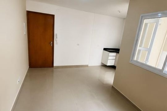 Sala de casa de condomínio para alugar com 2 quartos, 56m² em Jardim Santo Alberto, Santo André