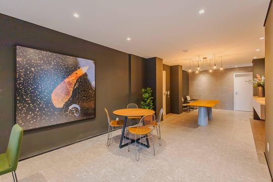 Área comum de kitnet/studio para alugar com 1 quarto, 29m² em Pinheiros, São Paulo