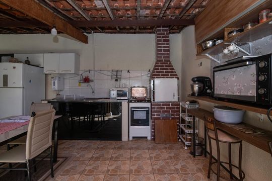 Área Gourmet de casa para alugar com 3 quartos, 200m² em Jardim Santa Izabel, Hortolândia