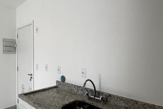 Cozinha e Área de Serviço de apartamento à venda com 2 quartos, 56m² em Parque das Nações, Santo André