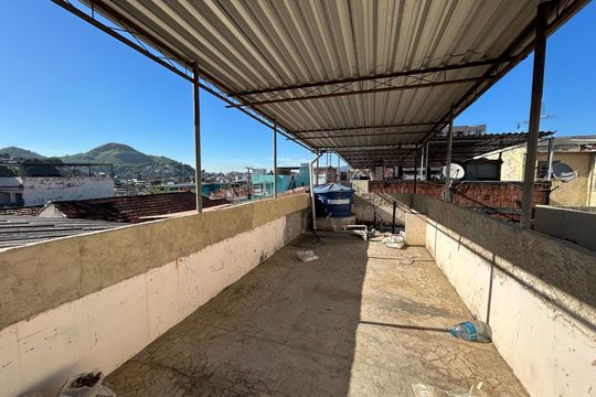 Terraço de casa à venda com 2 quartos, 80m² em Quintino Bocaiúva, Rio de Janeiro