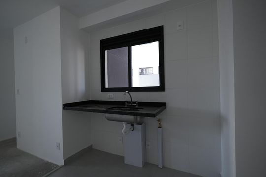 Cozinha de apartamento à venda com 2 quartos, 64m² em Parque das Nações, Santo André