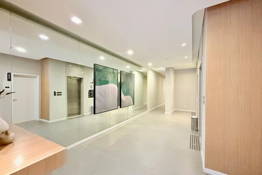 Hall Social Bloco de apartamento à venda com 2 quartos, 78m² em Brooklin, São Paulo