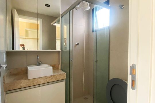 Banheiro de kitnet/studio à venda com 1 quarto, 25m² em Jardim Sao Paulo(Zona Norte), São Paulo