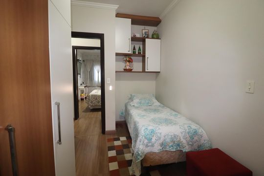 Quarto 2 de apartamento à venda com 3 quartos, 104m² em Vila Alzira, Santo André