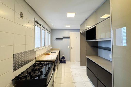 Cozinha  de apartamento para alugar com 3 quartos, 155m² em Centro, São Bernardo do Campo