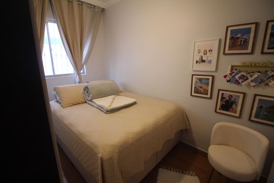 Quarto 1 de apartamento à venda com 3 quartos, 70m² em Bairro da Glória, Contagem