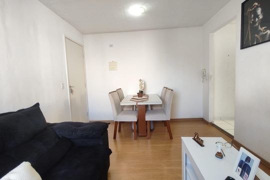 Sala de apartamento para alugar com 2 quartos, 42m² em Residencial Cosmos, Campinas