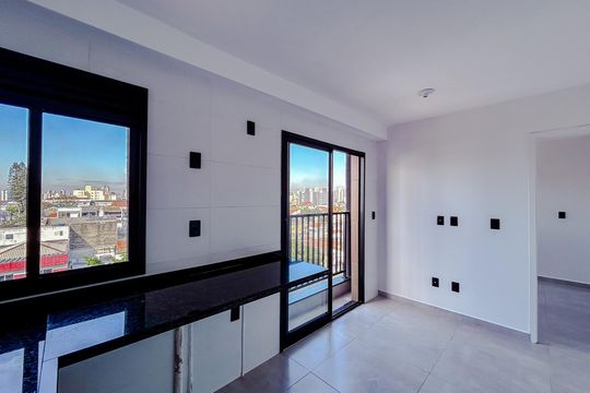 Cozinha de apartamento à venda com 1 quarto, 26m² em Vila Aricanduva, São Paulo