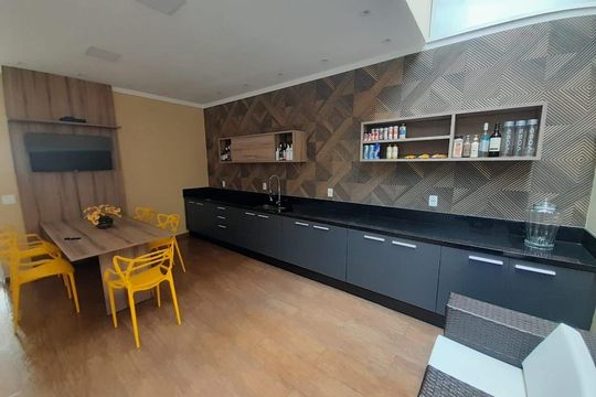 Área de Lazer de casa à venda com 3 quartos, 198m² em Vila Alice, Santo André