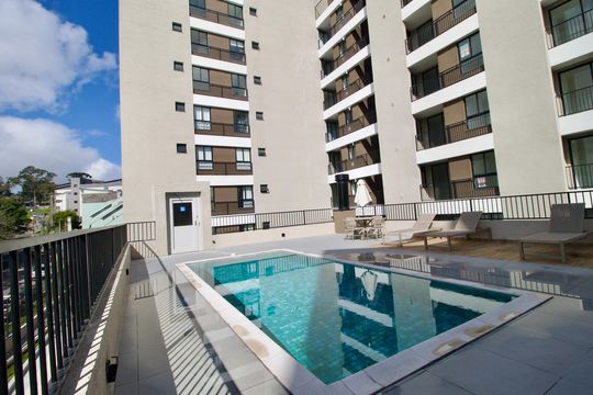 Área comum - Piscina de apartamento para alugar com 2 quartos, 45m² em Atuba, Curitiba