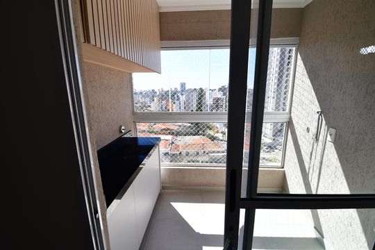 Sala - Sacada de apartamento à venda com 1 quarto, 51m² em Jardim Primavera, Campinas