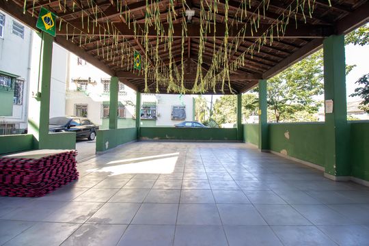 Área comum - Salão de festas de apartamento para alugar com 1 quarto, 32m² em Irajá, Rio de Janeiro