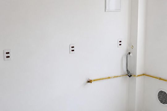 Cozinha de apartamento para alugar com 2 quartos, 39m² em Canudos, Novo Hamburgo