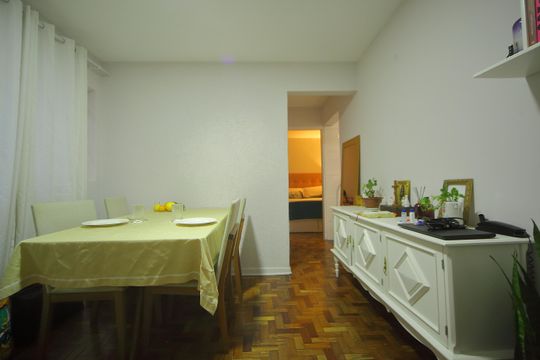Sala de apartamento à venda com 1 quarto, 44m² em Baeta Neves, São Bernardo do Campo