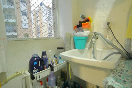 Área de Serviço de apartamento à venda com 1 quarto, 44m² em Baeta Neves, São Bernardo do Campo