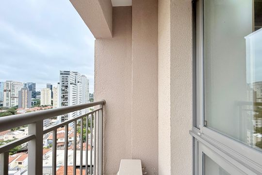 Sacada de kitnet/studio para alugar com 1 quarto, 22m² em Santo Amaro, São Paulo