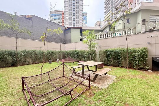 Área comum de kitnet/studio para alugar com 1 quarto, 22m² em Santo Amaro, São Paulo