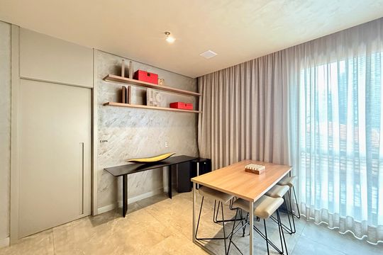 Coworking  de kitnet/studio para alugar com 1 quarto, 22m² em Santo Amaro, São Paulo