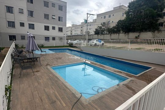Área externa de apartamento à venda com 2 quartos, 44m² em Bom Jesus, Contagem