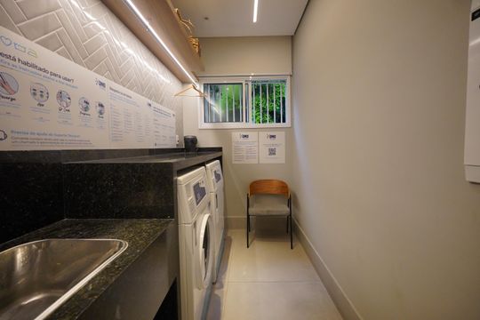 Lavanderia de kitnet/studio à venda com 1 quarto, 27m² em Bela Vista, São Paulo