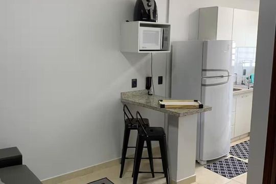 Sala de apartamento para alugar com 1 quarto, 42m² em Jardim da Luz, Goiânia