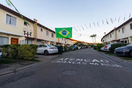 Área comum de casa de condomínio para alugar com 3 quartos, 72m² em Jardim Danfer, São Paulo