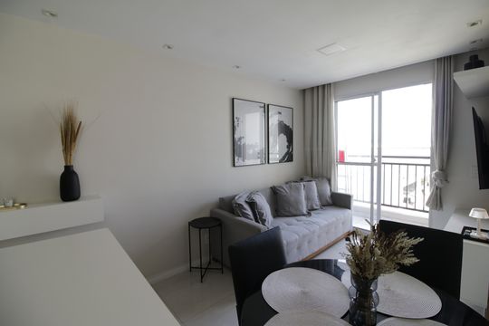 Sala de apartamento à venda com 2 quartos, 43m² em Anil, Rio de Janeiro