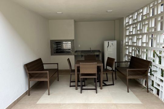 Área comum - Churrasqueira de apartamento à venda com 2 quartos, 34m² em Parque Industrial Tomas Edson, São Paulo