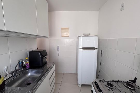 Cozinha de apartamento à venda com 2 quartos, 64m² em Recreio, Rio de Janeiro