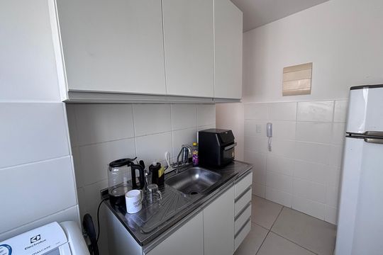 Cozinha de apartamento à venda com 2 quartos, 64m² em Recreio, Rio de Janeiro