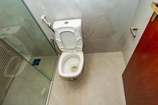 Banheiro social de apartamento para alugar com 2 quartos, 60m² em Santa Monica, Belo Horizonte