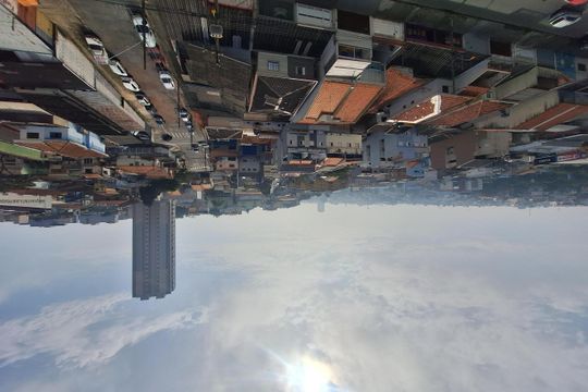 Vista da Sala de apartamento à venda com 2 quartos, 50m² em Vila Lutécia, Santo André