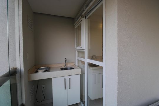 Sala - Varanda de apartamento para alugar com 3 quartos, 90m² em Barra Olímpica, Rio de Janeiro