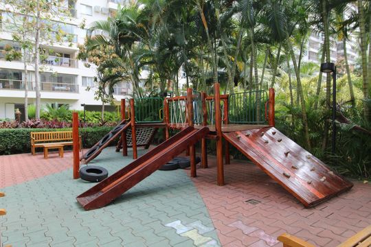 Área comum - Playground de apartamento para alugar com 3 quartos, 90m² em Barra Olímpica, Rio de Janeiro