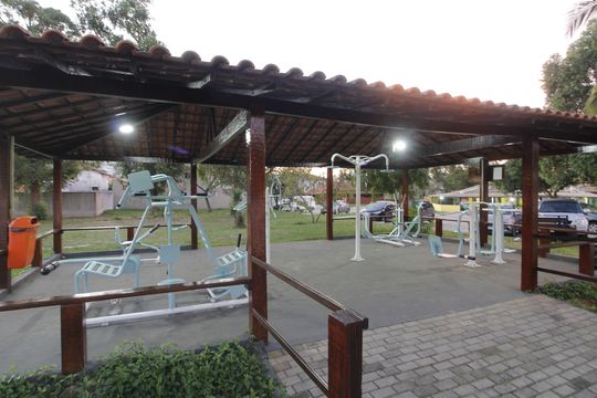 Área comum - Academia de casa de condomínio para alugar com 4 quartos, 104m² em Ogiva, Cabo Frio