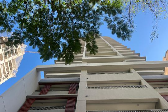 Fachada do Prédio de apartamento à venda com 1 quarto, 34m² em Perdizes, São Paulo