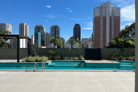 Área comum - Piscina de apartamento à venda com 1 quarto, 34m² em Perdizes, São Paulo