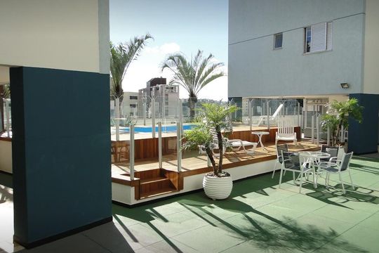 Área comum - Piscina de apartamento à venda com 3 quartos, 85m² em Estoril, Belo Horizonte